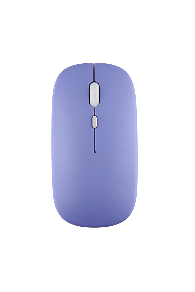 Purple Wireless Bluetooth Mouse For iPad MiPad Android Windows Tablet Battery Mous...
