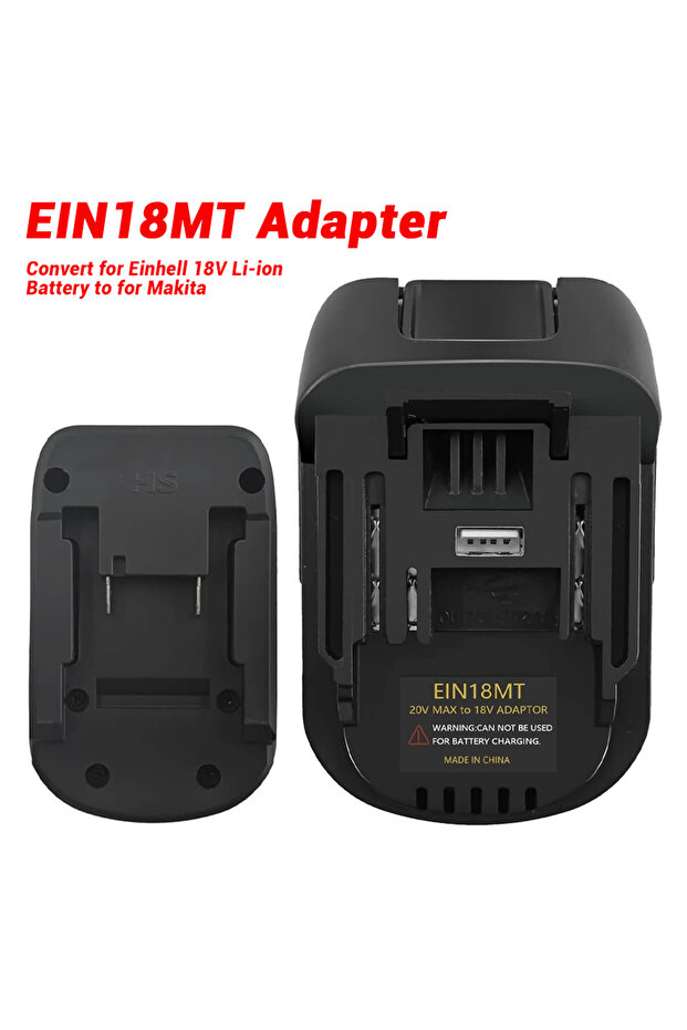 محول EIN18MT DM18M BS18MT محول بطارية EIN18MT لبطاريات Dewalt وMilwaukee/Bosch/Einhell