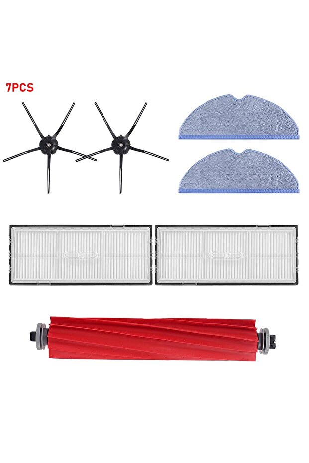 7PCS For Roborock S7/S70/S75/S7MaxV/S7 Maxv Ultra/S7 MaxV Plus/T7S/T7S Plus/G10 Main Side Brush HEPA