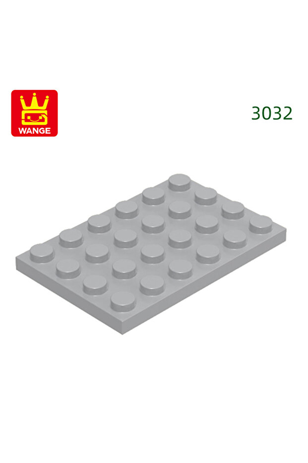 حوالي 31 قطعة 70.Light Blueish Gray Wange 31 قطعة/المجموعة 3032 4x6 لوحة أساسية مكعبات بناء جزء Moc