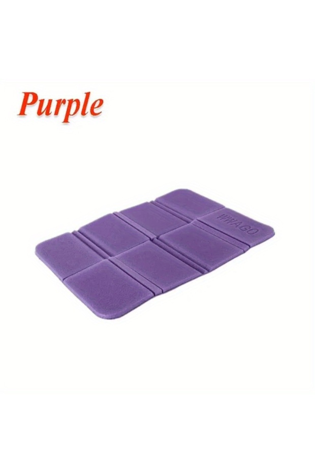 purple Foldable Outdoor Camping Mat Portable Picnic Mats Waterproof Moisture-proof Pad Hiking Foam S