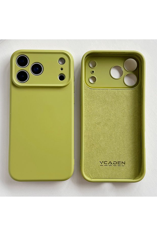 For iphone 17 ProMax Green Liquid Silicone luxury Original Cover For iPhone 17 16 17 16 Pro Max 17 A