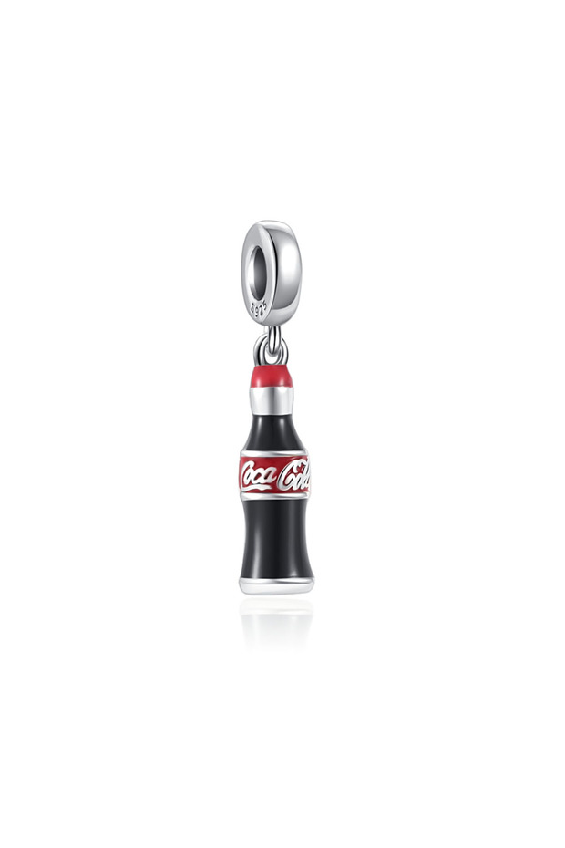 MINISO B279 Miniso Disney 925 Sterling Silver Charms Camera drinks Cola Ice Cream Beads Fit Bracelet