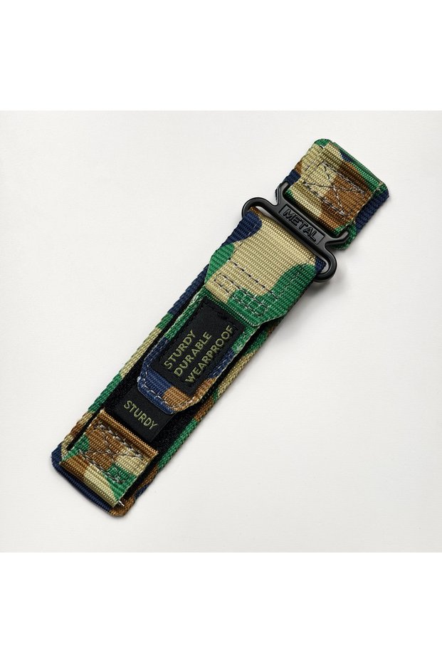 20MM JungleMc 22mm 20mm Camouflage Nylon Strap for Samsung Galaxy Watch 7 6 5 4 40/44mm 6 4Classic 4