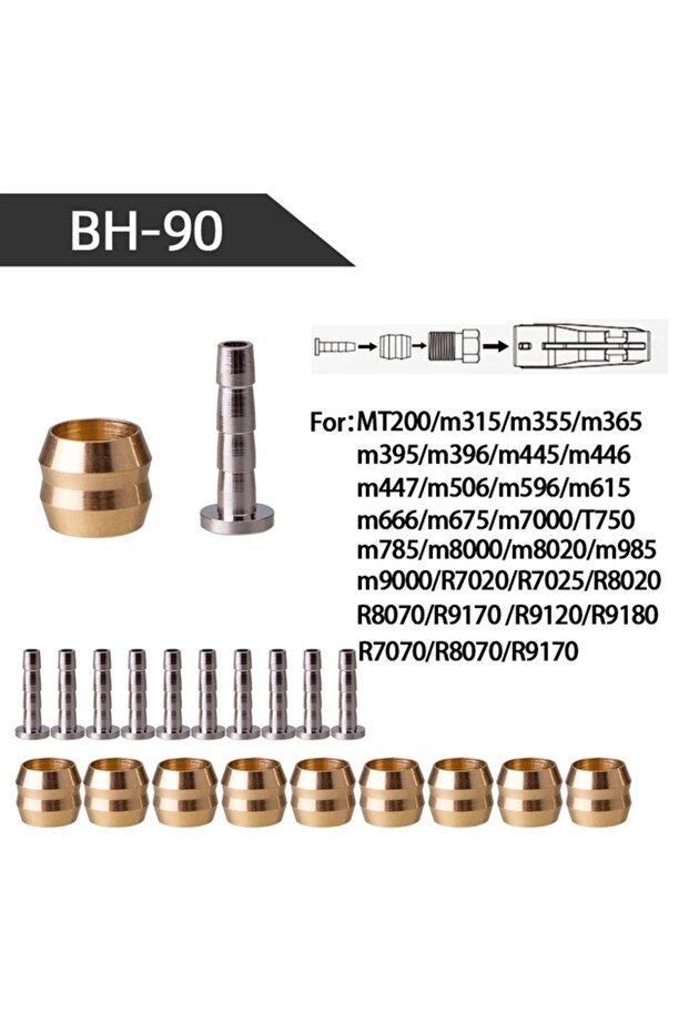 10 Pc BH90 Bike BH59 BH90 Hydraulic Hose Cutters Needle Insert Tool Driver Disc Brake Hose Cabl