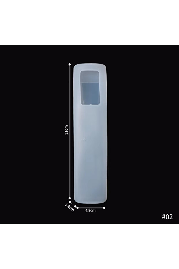 02 21-4.9cm 1PC Silicone TV Air Condition Remote Control Protective Case Transparent Waterproof Dust