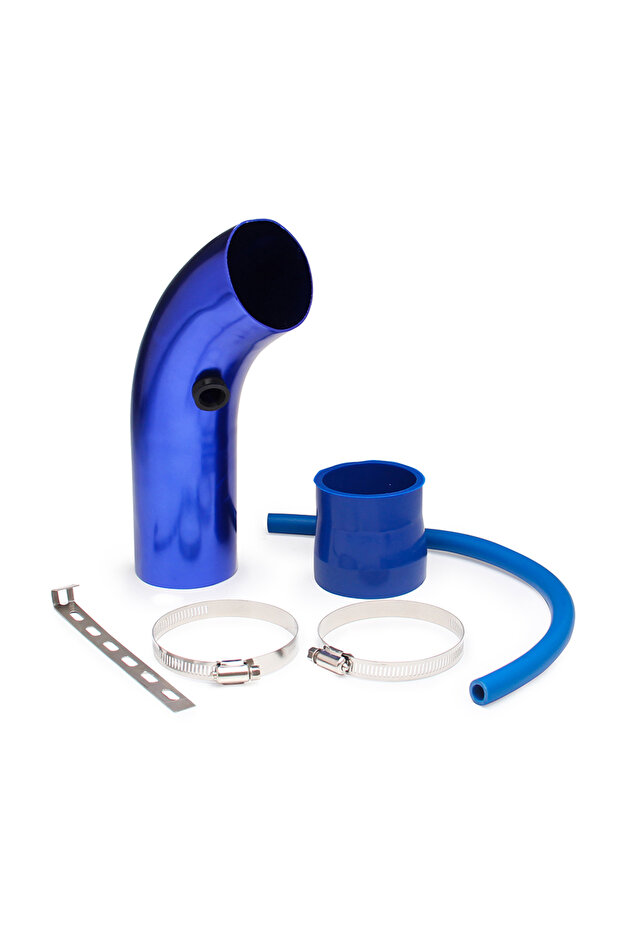 Air intake Pipe1 3" Cold Air Intake Pipe Kit & 76mm Air Filter, Car Cold Air Intake Turbo Filter Alu