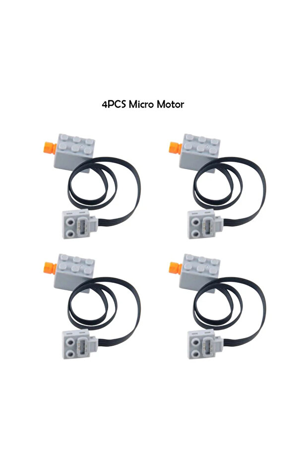 4PCS 1/2/4pcs MOC Power Function Parts 2x3 Micro Motor Mini Motor Building Blocks Toy Compatible wit