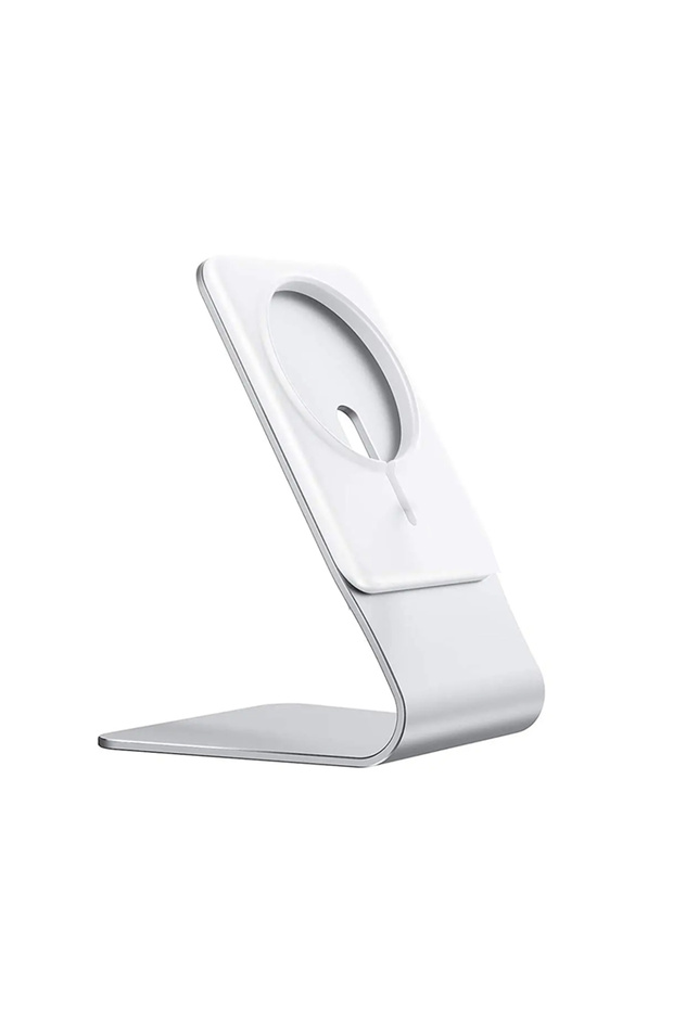 A Desktop Mobile Phone Stand Aluminum Desk Holder Dock For Magsafe Charger For iPhone 16/15/14/13/12