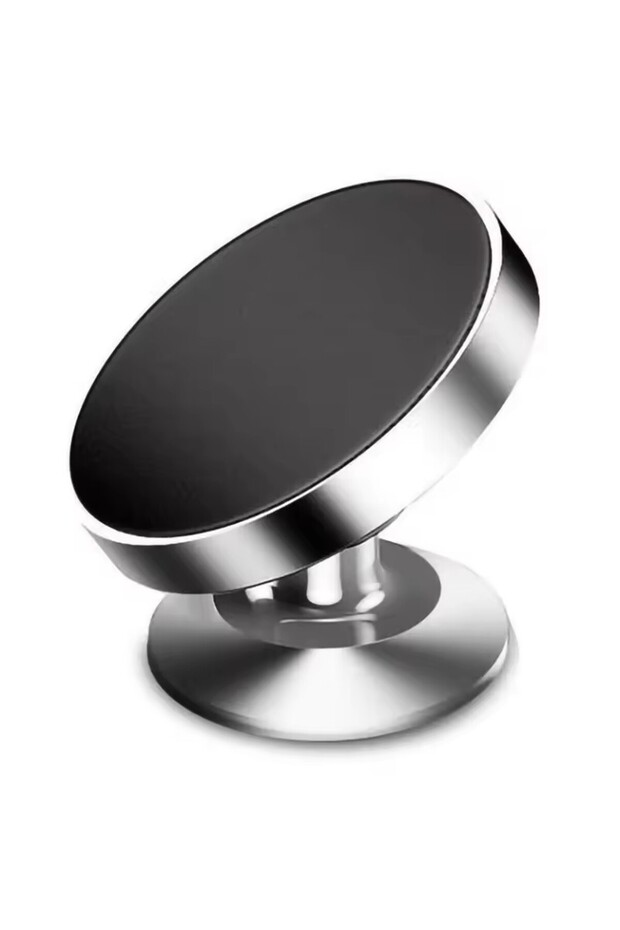 C-Silver Magnetic Phone Car Holder Stand Universal Magnetic Mount Bracket Stick on Car Dashboard Wal