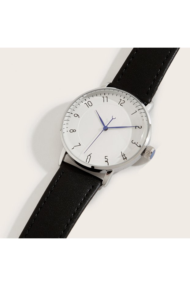 T729-Fan-Silver Case 1960 Retro Mechanical Watch Male Easy Read Automatic Wristwatch Gift Timepieces
