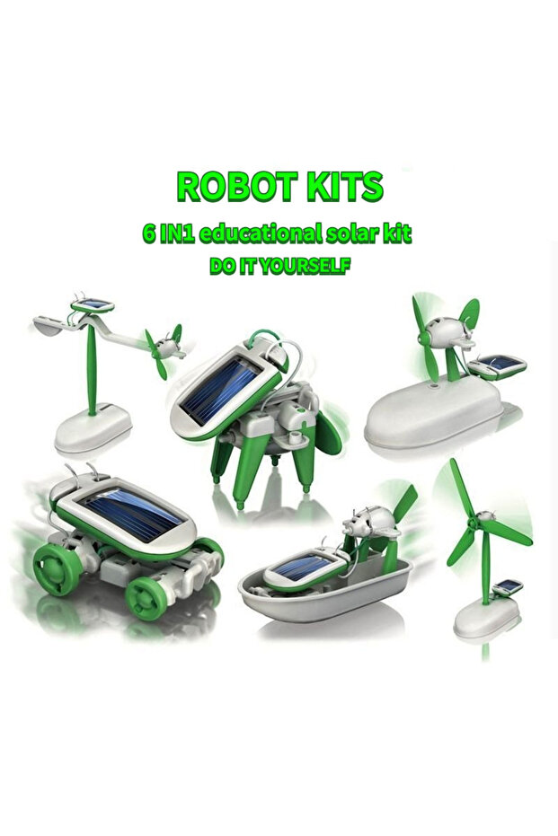 6 IN 1 solar energy Creative DIY 6 IN 1 Solar Energy Science Experiment Set – Perfect for Educationa