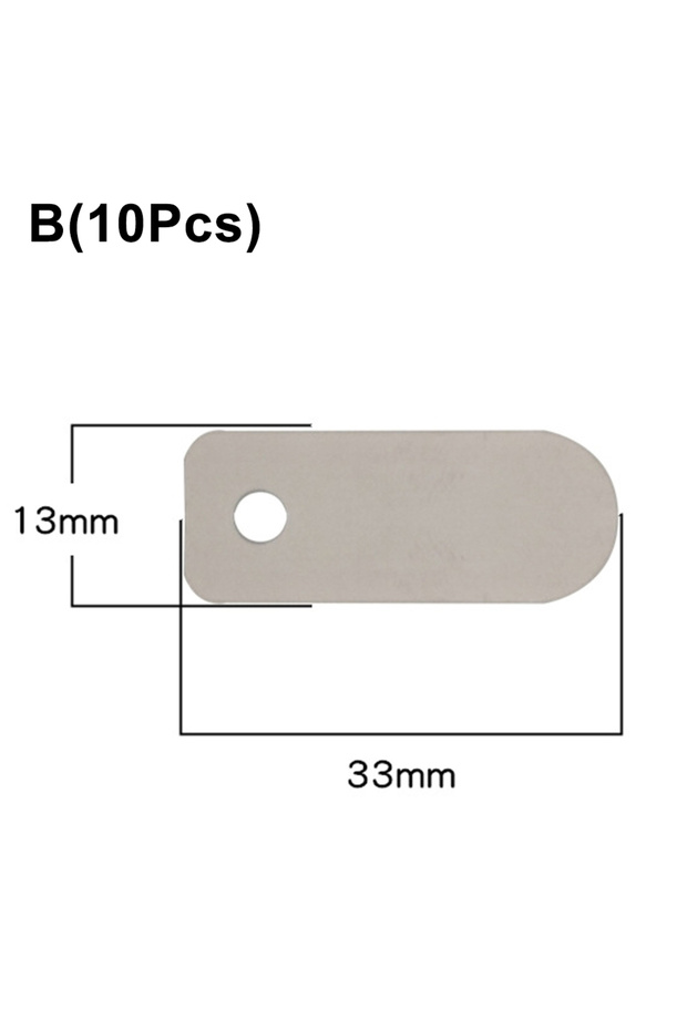 B 10pcs Air Compressor Valve Plates Aluminum Sheet Silver For Air Compressor Silent Oil Free Machine