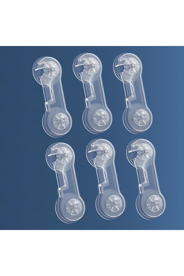 TD1131-6A 6PCS Baby Cabinet Locks Strap Drawer Lock Child Anti Opening Refrigerator Lock Home Baby A