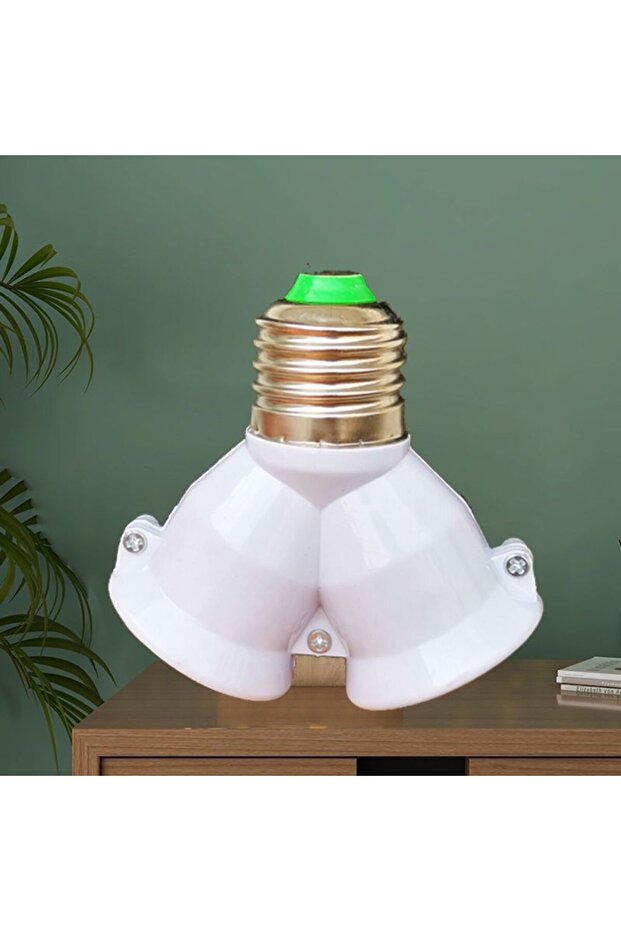مقسم قاعدة 2 في 1 E27 من E27 إلى E27 حامل مصباح LED من الاتحاد الأوروبي 2 في 1/3 في 1/4 في 1/5 في 1/6 في 1 مصباح LED S