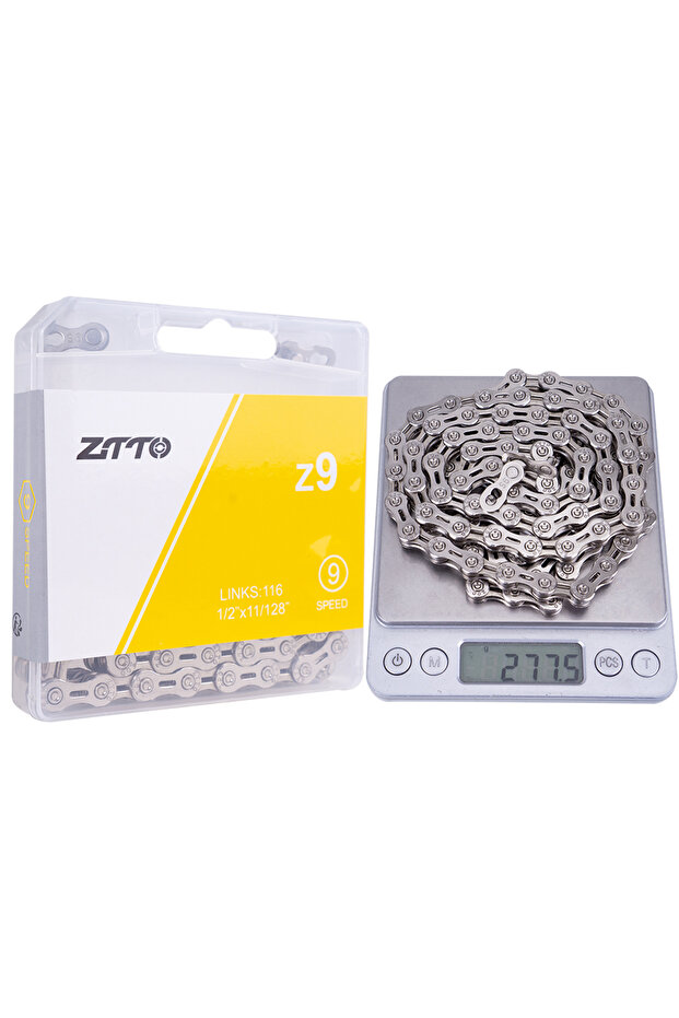 9S Silver-SL ULT Bicycle 8 9 10 Speed Chain 116 Links MTB Road Bike Chains Power Lock High