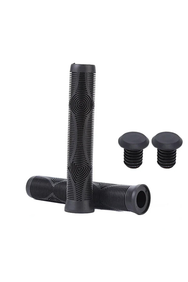 RUBBER-BLACK ODI Silicone Bicycle Handlebar Grip 160mm Extended MTB Cuff Anti-slip Mountain Bike Gri