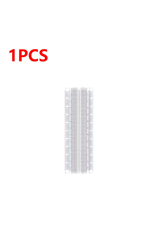 لوحة تجارب MB-102 (قطعة واحدة أو من 1 إلى 10 قطع) ذات 830 نقطة، بدون لحام، لوحة تجارب PCB، MB-102، اختبار وتطوير، 200 منفذ، DIY