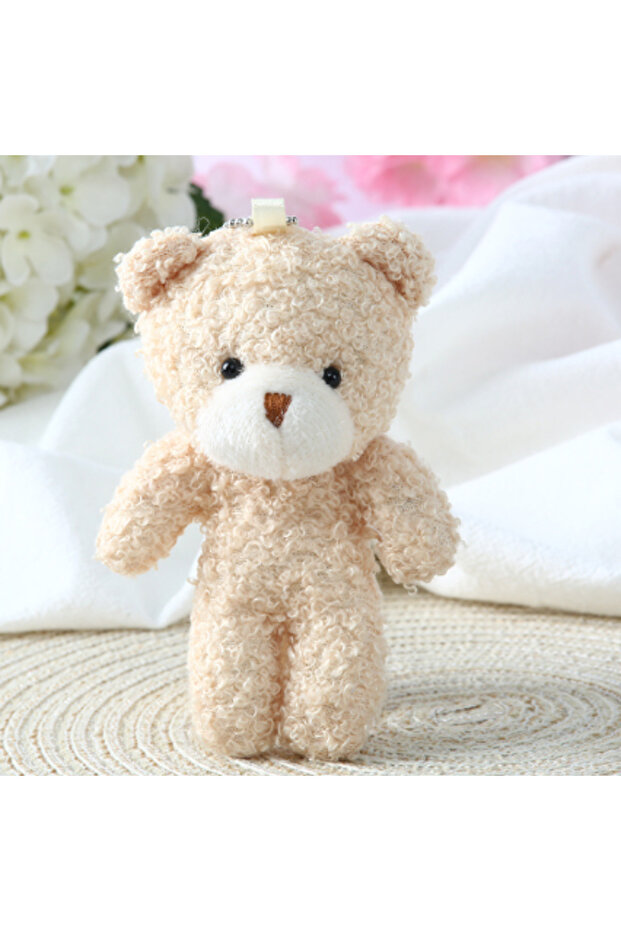 10cm 5pcs 10pcs/lot Teddy Bear Stuffed Plush Toy Mini Bear Doll Toy Keychain Bag Pendants Wedding De