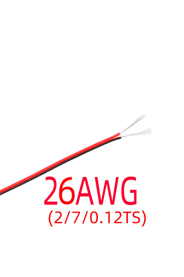 سلك تمديد كهربائي 5 متر 26 AWG 5 متر من النحاس المعلب لشريط LED RGB WS2812 WS2811 متوفر 18/20