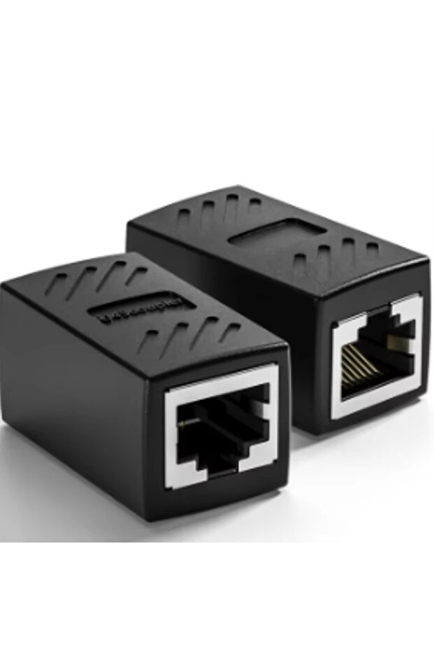 2 قطعة من موسع كابل إيثرنت، موصل RJ45 cat 5 cat 6 cat 6a، موصل موسع - موصل إيثرنت