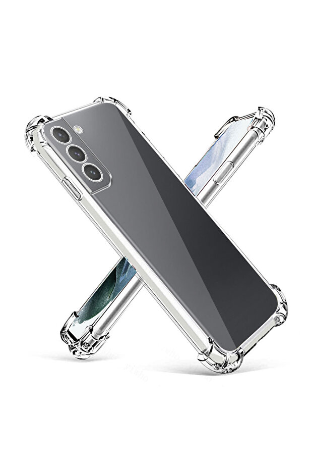 جراب شفاف S25 متوافق مع هواتف S25، S24، S23 FE، S22 Ultra، S21، S20 FE، Note 20 Ultra، S10، S9، S8، 10 Plus...