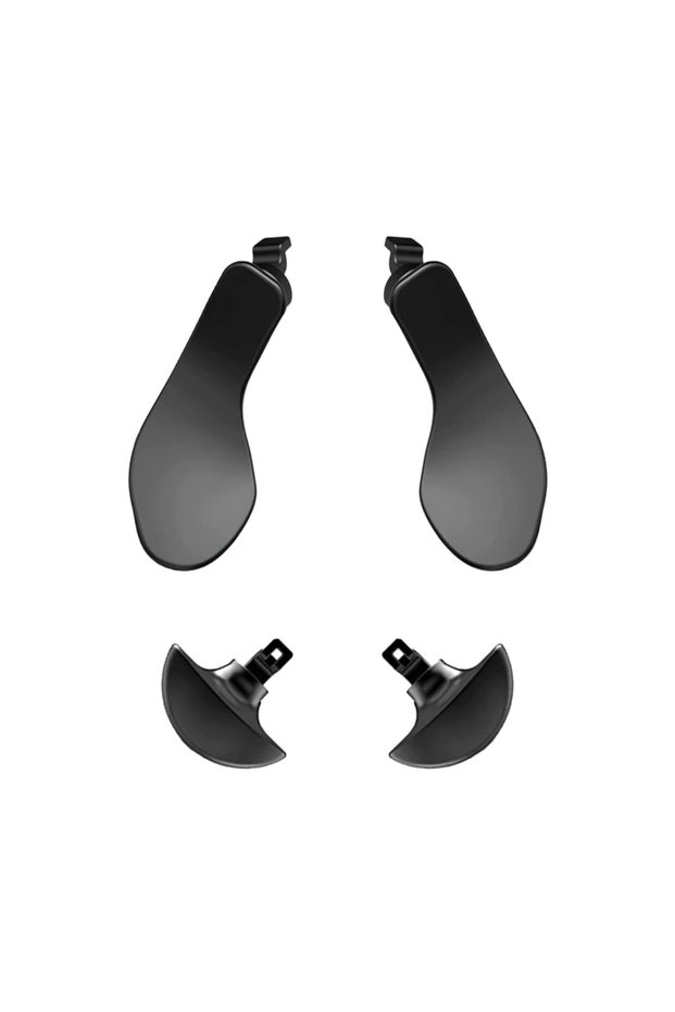 black DATA FROG Metal Back Buttons for PS5 Edge Elite Controller Metal Paddles for PS5 Edge Elite Re