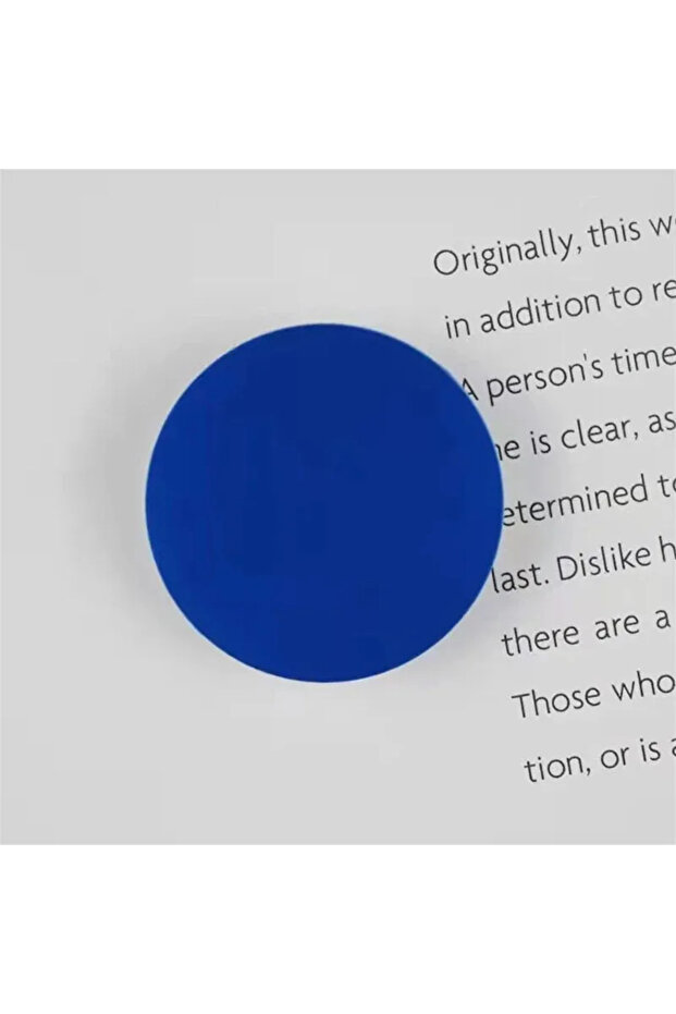 07-blue Round finger grip Tok cellphone holder foldable expanding phone stand mobile accessories for