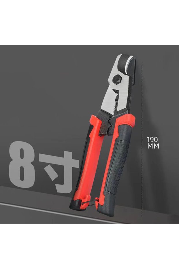 8inch 8 Inch Cable Cutter, Wire Stripper Pliers, Chromium Vanadium Steel Forging, Used to Sharp Cutt