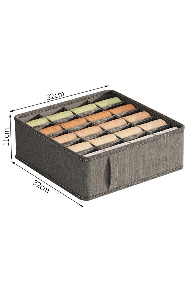 20 grids 32X32X11cm 20/6/7/1 Grids Cation PP Sock Bra Pants Simplicity Organizers Of Cabinets And Dr