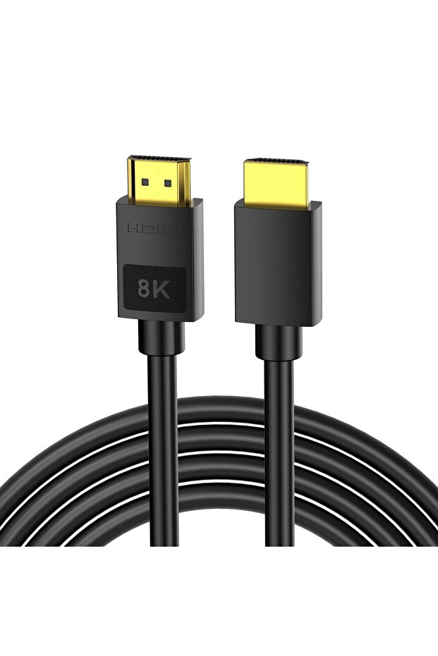 3.3FT-1M H137B-Black 10k 8k 4k HDMI 2.1 Cable 48Gbps Ultra High Speed hdmi Cord 8K60 4K120 144Hz eAR
