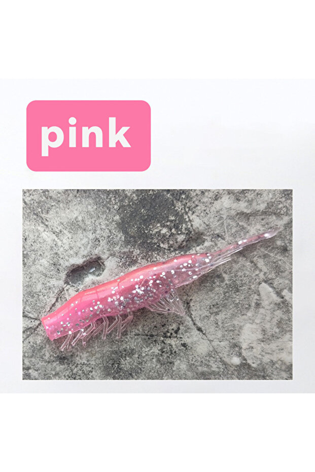 61mm 10pcs A 1 WALK FISH 61mm 1.6g 98mm 6g Silicone Bait Soft Lures Pike Fishing Lure Biting Shrimp