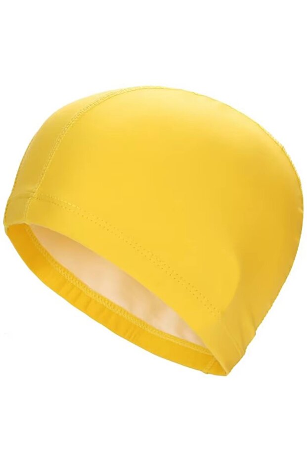 C102-yellow-1pcs 2025 New Waterproof PU Fabric Protect Ears Solid Color Waterproof Adults/kids Swimm