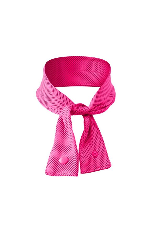 Red Summer Instant Cooling Ice Necklace Quick Dry Breathable UV Protection Neck Wrap Lightweight Por