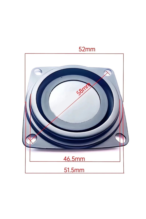 2 inches square XIKCU Universal Woofer Radiator Bass Passive Speaker 2/3/4inch Low Frequency Loudspe