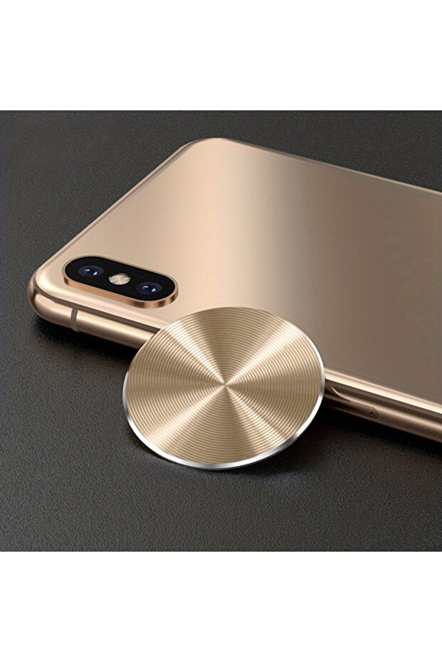 gold 1pc 1/2pc Metal Plate for Magnetic Car Phone Holder Self-adhesive Iron Sheet Sticker Magnet Mob