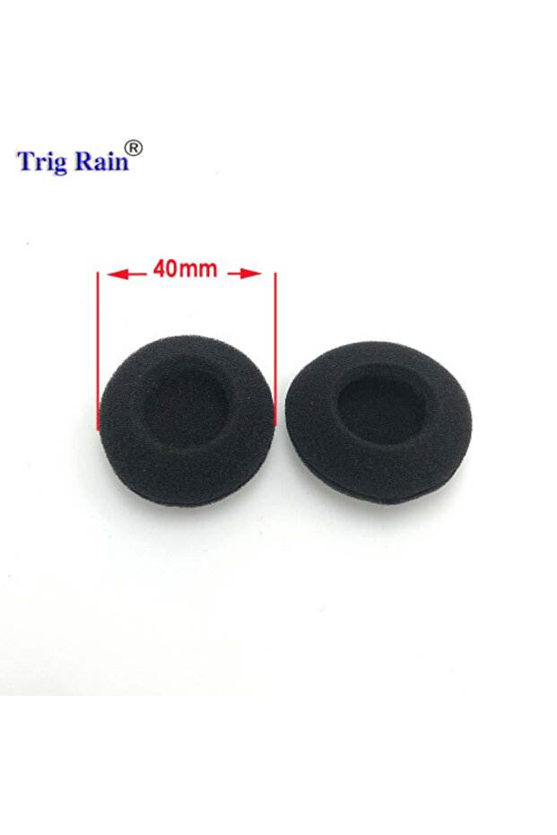 40mm Thickened Foam Ear Pads For Headphones Sponge Replacement Cushions Covers Earphones Case 35mm 4
