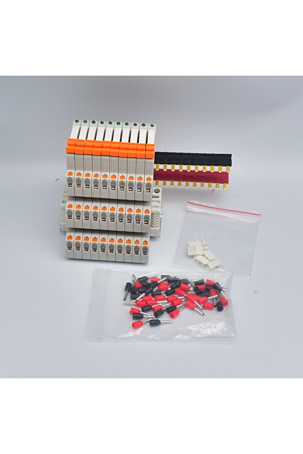 وحدة ترحيل بيضاء 12 فولت، 10 قطع، مثبتة على سكة DIN، طراز HF 41F، مزودة بمؤشر LED، مرحل رفيع 6 أمبير، 5 فولت، 12 فولت، 24 فولت، مرحل عالي التردد
