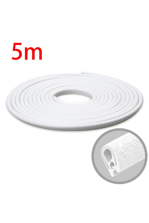 Type A white 5m SEAMETAL Anti-Collision Sealing Strip Auto Door Edge Protector Strip Anti Scratch U