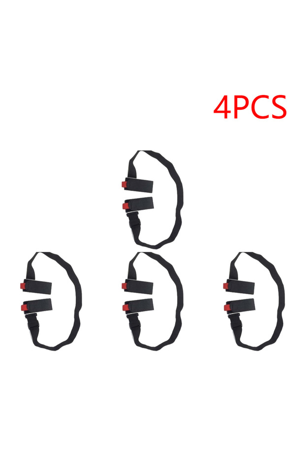 4PCS Nylon Skiing Pole Shoulder Hand Carrier Lash Handle Straps Adjustable Buck Hook Loop Protecting