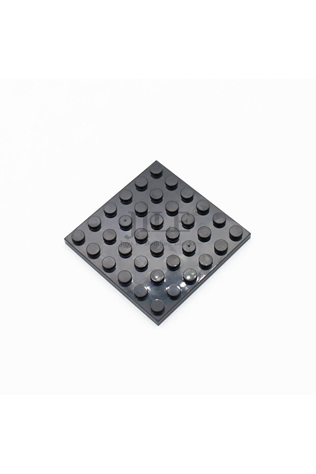 10 قطع من قواعد البناء الصغيرة الإبداعية السوداء مقاس 6×6 متوافقة مع مكعبات البناء DIY طراز Moc 3958