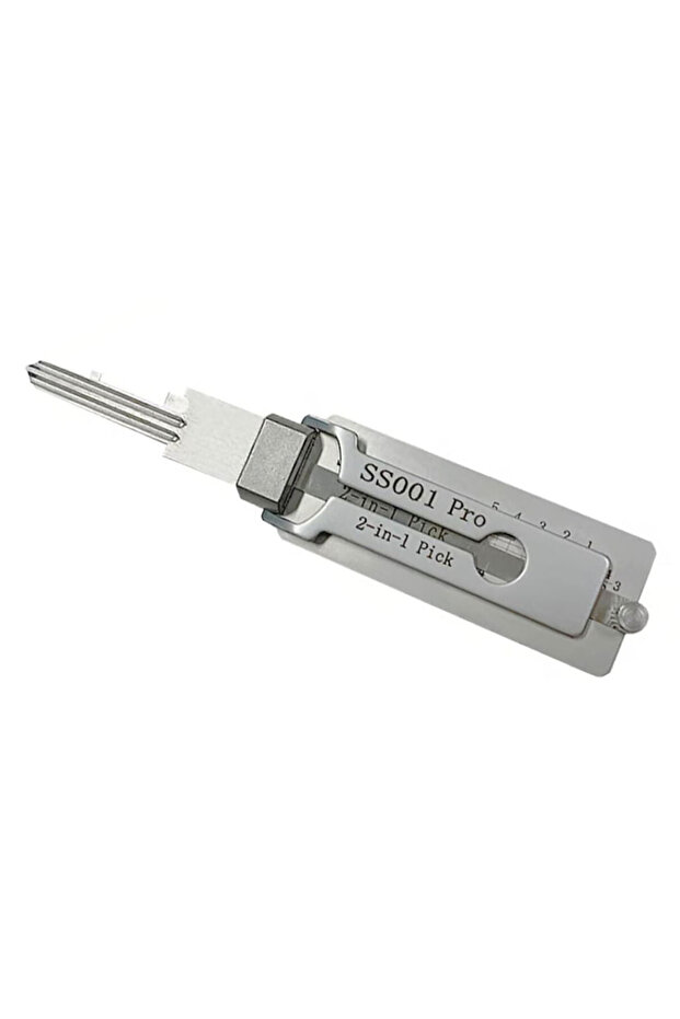 001 PRO 2 in 1 Stainless Steel Key Decoder Portable Precision Hook And Pickup Hand Tool O-ring Picku
