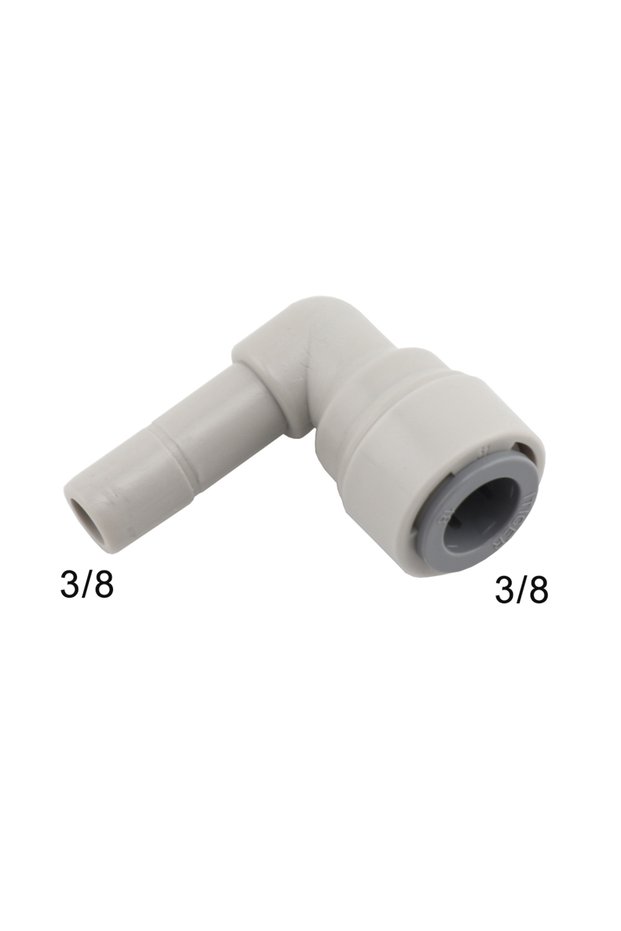 L type 2 RO Water Fitting Quick Connector 3/8"OD Hose Tee Y Ball Valve Equal Convert Elbow Straight