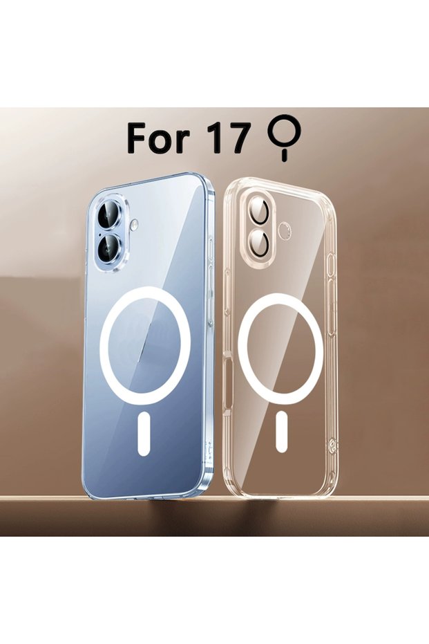 For 17 Magnet Fullback Protection Clear Case For Iphone 17 Pro Max 17 Air Apple Magsafe Cover Offici