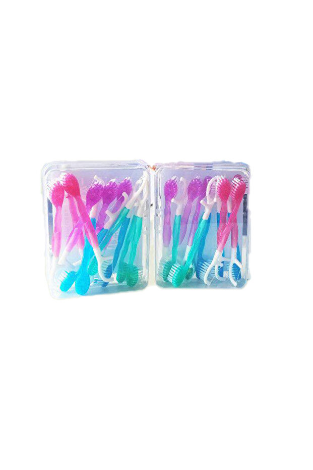 2 Box YUNChi Exploded Bead Toothbrush Disposable Cleaning Toothbrush Includes Mouthwash Portable Tra
