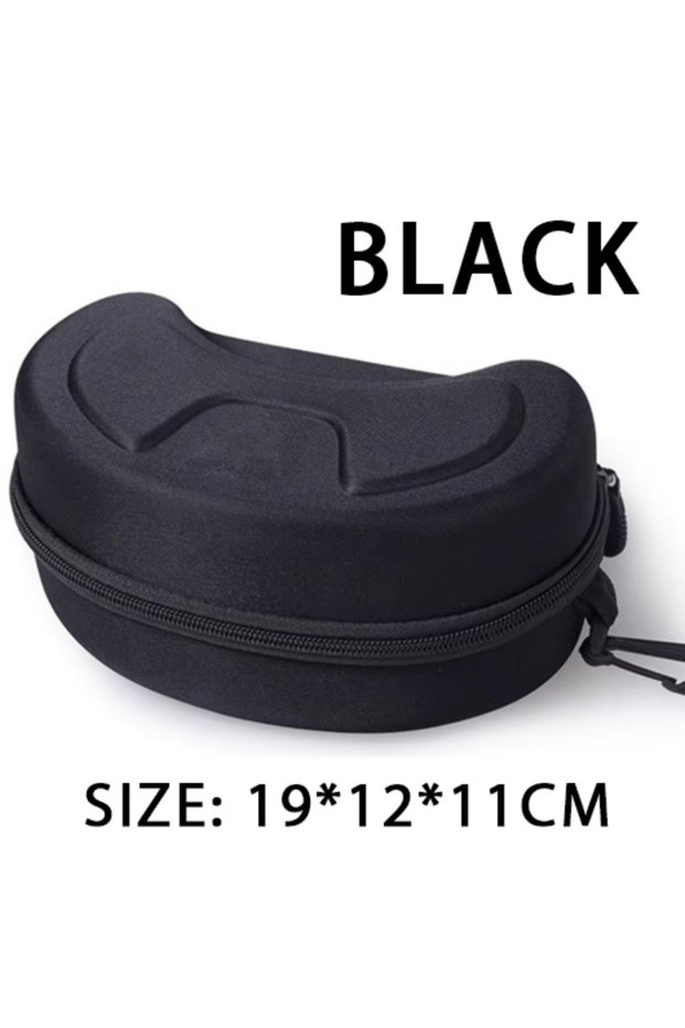 B Portable Eva Ski Glasses Protector Case Snowboard Skiing Eyewear Carrying Case Zipper Hard Box Ho.