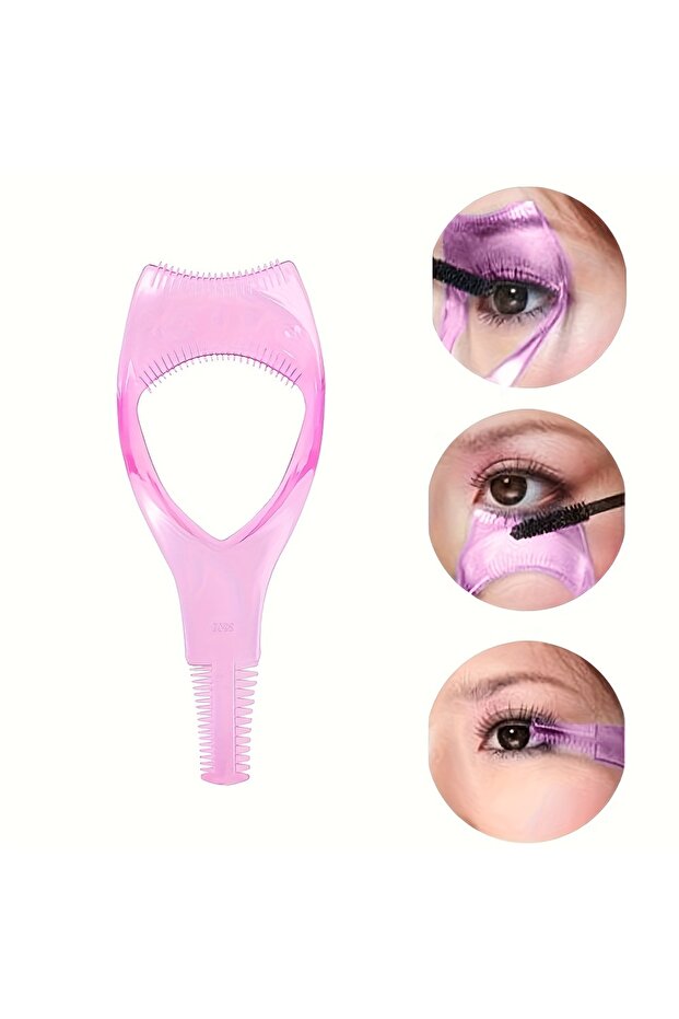 JMGJ-A 1pc 3D Triple Function Eyelash Assistant Tool, Mascara Applicator Guide, Eyeliner Assistant,