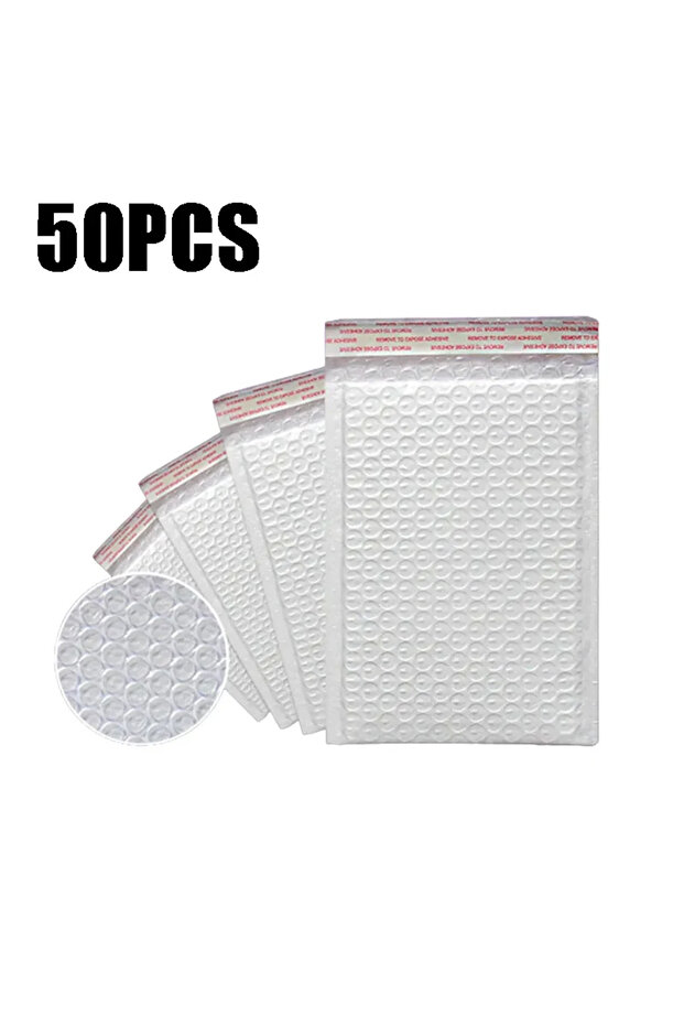 L-18x20cm 50PCS 50/100Pcs Shipping Bags White Foam Envelope Bubble Mailers Wholesale with Different