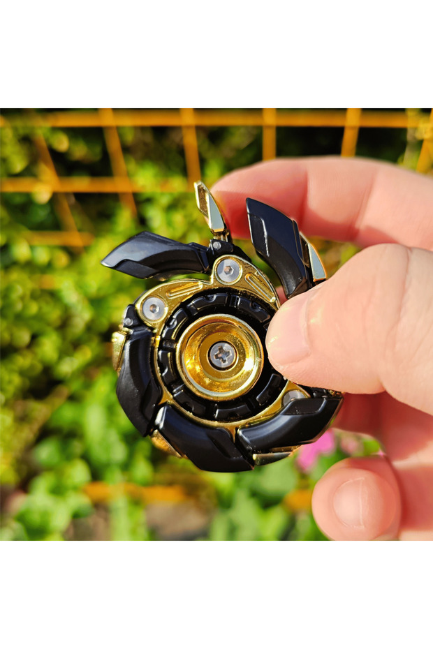 YELLOW EDC Fidget Sliders Open Armor Spinning TopFidget Toys Stress Relief For Adults Magnetic Meta