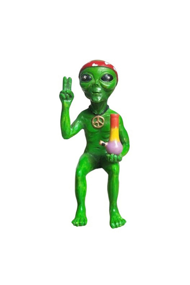 JETTING A12 Alien Garden Sculptures & Statues Alien Resin Statue Ornament Yard Best Art Decor For In